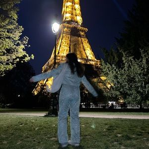 SLA the label Mint Glitter Trousers